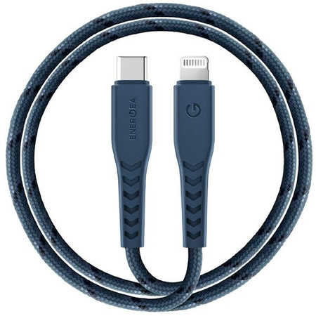 ENERGEA kabel Nyloflex USB-C - LightningC94 MFI 1.5m niebieski/blue
