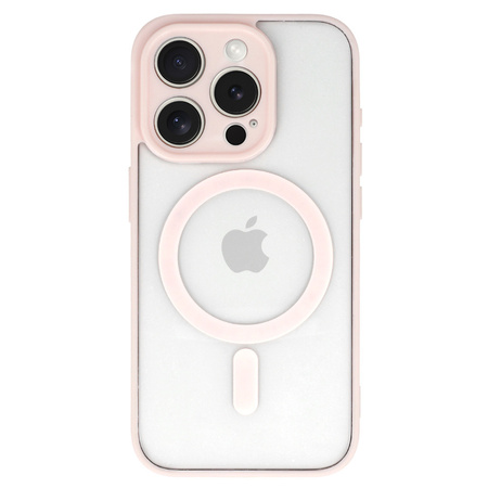 Acrylic Color Magsafe Case do Iphone 16 Pro Max jasnoróżowy