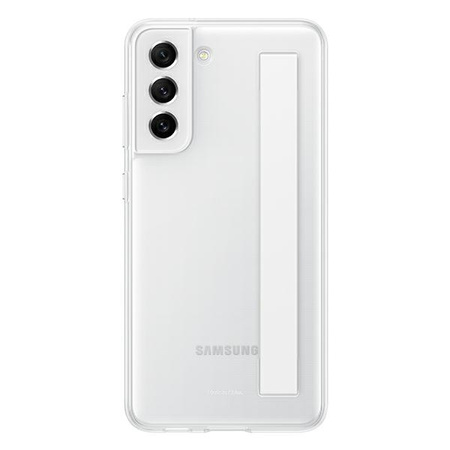 Samsung clear strap cover case for samsung galaxy s21 fe white (ef-xg990cwegww)
