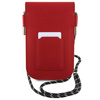 Hello Kitty Leather Hiding Kitty Cord bag - red