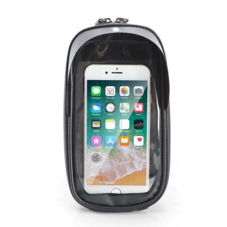 Wozinsky bike handlebar bag with phone case 1l black (WBB16BK)