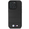 Original Case IPHONE 16 PRO BMW Hardcase M Perforated & Stitched Line MagSafe (BMHMP16L23PUSPK) black