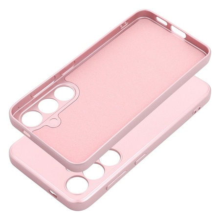 Futerał METALLIC do SAMSUNG S24 różowy