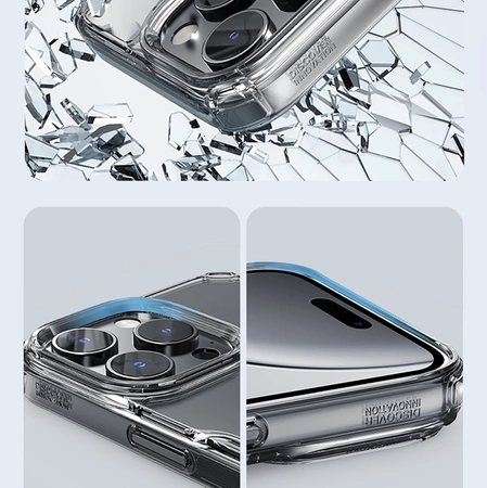 Etui Nillkin Nature Pro Case na iPhone 16 Pro - przezroczysto-białe