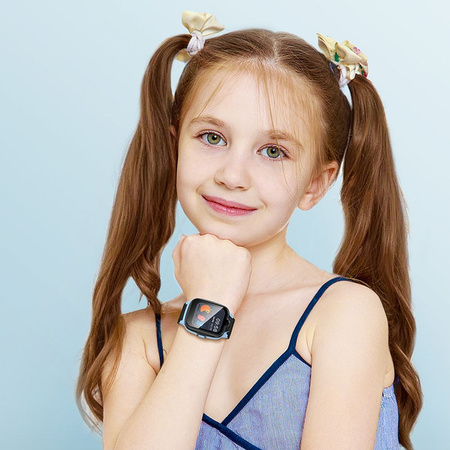 HOCO smartwatch dla dzieci z funkcją rozmowy 4G Y104 niebieski