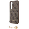 Guess 4G Charms Collection case for Samsung Galaxy S24 - brown
