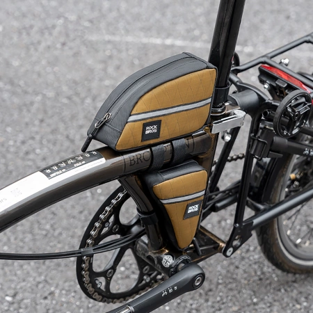 Rockbros Triangle Bike Rahmentasche 0.3l - Braun