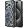 Etui Karl Lagerfeld Liquide Glitter Monogram Gradient na iPhone 15 Pro Max - czarne