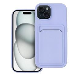 Futerał CARD CASE do IPHONE 15 fioletowy