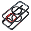 Futerał Color Edge Mag Cover kompatybilny z MagSafe do IPHONE 15 PRO czarno czerwony