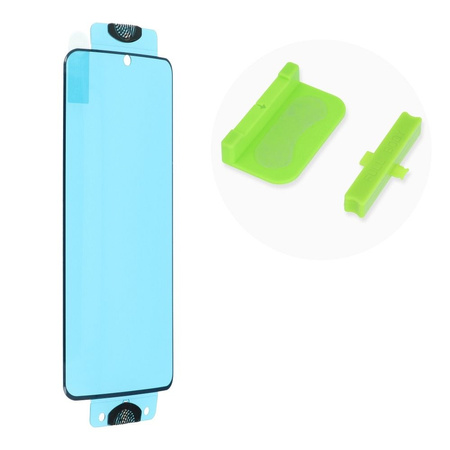 Szkło hybrydowe Bestsuit Flexible 5D Full Glue do Samsung Galaxy S10+ czarny (Hot Bending) - działający czytnik