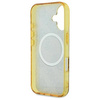 Original Case IPHONE 16 Guess Hardcase IML Peony On 4G Background MagSafe (GUHMP16SH4PYEEW) brown