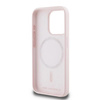 Karl Lagerfeld KLHMP15LSKCHPPLP iPhone 15 Pro 6.1" różowy/pink hardcase Silicone Karl & Choupette MagSafe