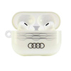Original Handyhülle APPLE AIRPODS PRO 2 Audi IML Geometric Pattern Cover (AU-IMLAPP2-A6/D3-WE) weiß