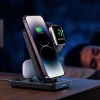Joyroom JR-WQS02 iPhone AirPods Apple Watch 4in1 charging station foldable - black