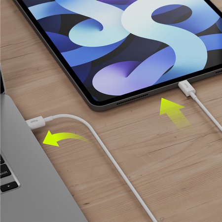 Allity kabel AUC-03 USB-C - USB-C 2,0 m 100W biały