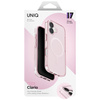 Etui UNIQ Clario do iPhone 17 Magclick Charging różowy