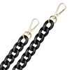 Uniwersalna smycz do telefonu / na ramię Chain-09, BLACK / CZARNY