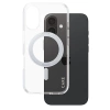 Etui CARE by PanzerGlass Feature Kickstand Case z MagSafe na iPhone 16 - srebrne