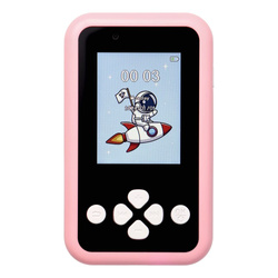 Telefon do gier dla dzieci z ekranem IPS 2,4" z przyciskami KDC-0027A różowy