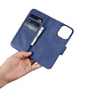 iCarer Wallet Case 2in1 iPhone 14 Pro Flip Leather Cover Anti-RFID blue (WMI14220726-BU)