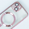 Nakładka Color Chrome Mag do Samsung Galaxy S25 Edge różowo-złota