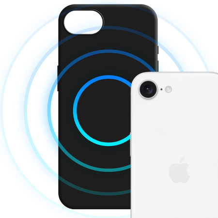 Apple iPhone 16E - 3mk Hardy MagSilicone Black