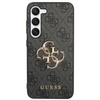 Oryginalne Etui GUESS Hardcase GUHCS24M4GMGGR do Samsung S24 Plus (Leather 4G Metal Logo / czarny)