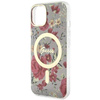 Guess GUHMP14MHCFWSA iPhone 14 Plus 6,7" grün/khaki Hardcase Flower MagSafe