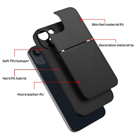 Futerał NOBLE do IPHONE 15 czarny