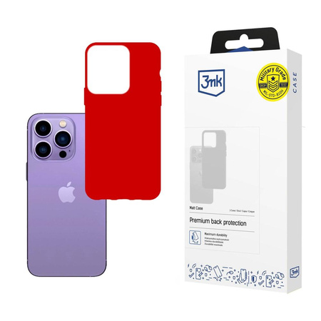 Apple iPhone 14 Pro Max - 3mk Matt Case strawberry