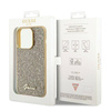 Oryginalne Etui GUESS Hardcase GUHCP14XPMSDGSD do iPhone 14 Pro Max (Disco Script Metal / złoty)