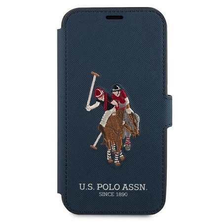 US Polo USFLBKP12LPUGFLNV iPhone 12 Pro Max 6,7" granatowy/navy book Polo Embroidery Collection
