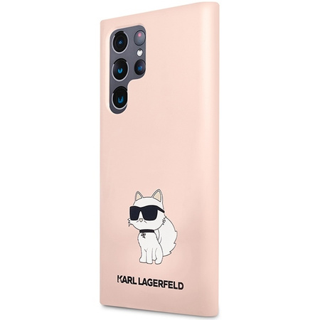 Karl Lagerfeld Silicone NFT Choupette - Etui Samsung Galaxy S23 Ultra (różowy)