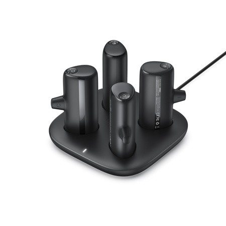 Bateria zewnętrzna (Powerbank) VEGER Pogo zestaw baterii 4 x 5000mAh LED czarny