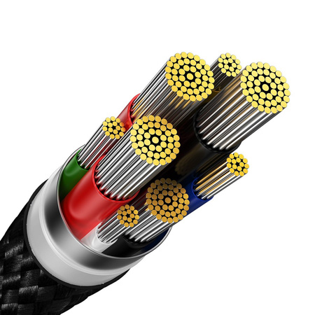 BASEUS kabel Typ C do Typ C Power delivery 100W Glimmer Series CADH000801 2m czarny