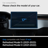 GEHÄRTETES GLAS Spigen GLASS FC &quot;EZ FIT&quot; TESLA MODELL X 2022 / MODELL S 2021 SCHWARZ