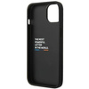 Original Case IPHONE 14 PLUS BMW Leather Stamp Tricolor (BMHCP14M22PTDK) black