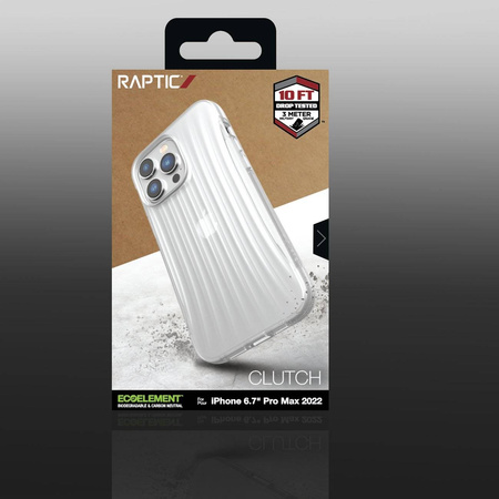 Raptic X-Doria Clutch Case iPhone 14 Pro Max Rückseite klar