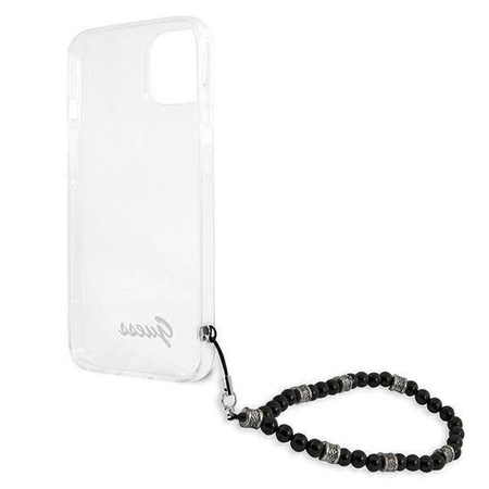 Guess nakładka do iPhone 13 6,1&quot; GUHCP13MKPSBK przeźroczysta hard case Black Pearl