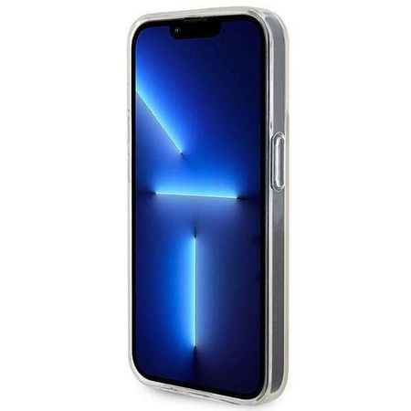 Etui Guess IML Faceted Mirror Disco Iridescent do iPhone 15 Pro Max - różowe