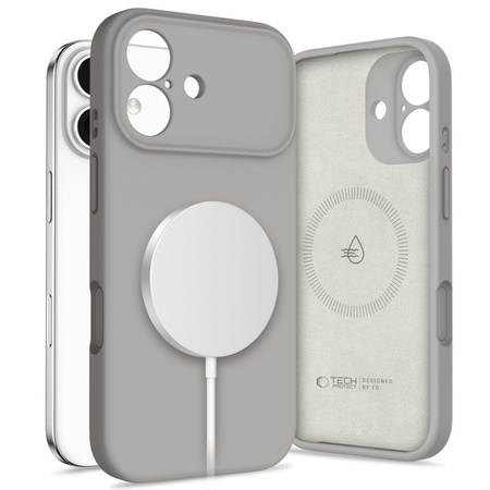 TECH-PROTECT SILICONE MAGSAFE IPHONE 17 STONE GREY