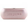 Guess Elongated Metalic Printed Logo - Słuchawki Bluetooth TWS + etui ładujące (różowy)