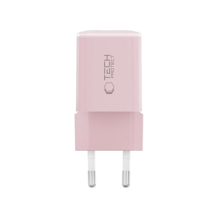 TECH-PROTECT NCM33W 2-PORT NETWORK CHARGER PD33W/QC3.0 BABY PINK