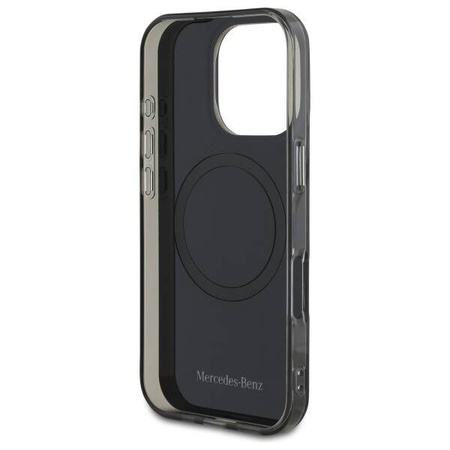 Original Case IPHONE 16 PRO MAX Mercedes Hardcase Double Layer BiColor MagSafe (MEHMP16X23HBIGK) black