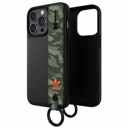 Adidas OR Hand Strap Case iPhone 13 Pro /13 6.1" black-green/black-green 47111