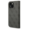 Guess 4G Metal Camera Outline Booktype Case - Etui iPhone 14 (czarny)