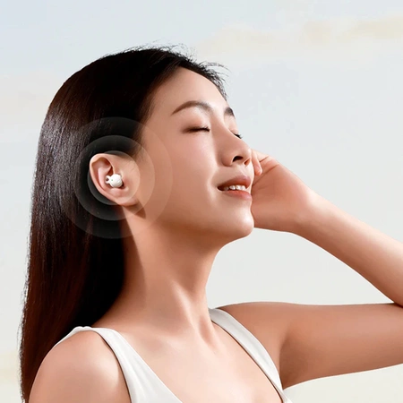 Bezprzewodowe słuchawki douszne Joyroom JR-TS3 - biały