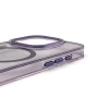 Etui Wozinsky Glitter Case MagSafe na Samsung Galaxy S24 FE - fioletowe z brokatem