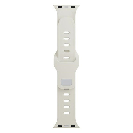 3MK Silicone Watch Strap beżowy/beige dla Apple Watch 42/44/45/49mm
